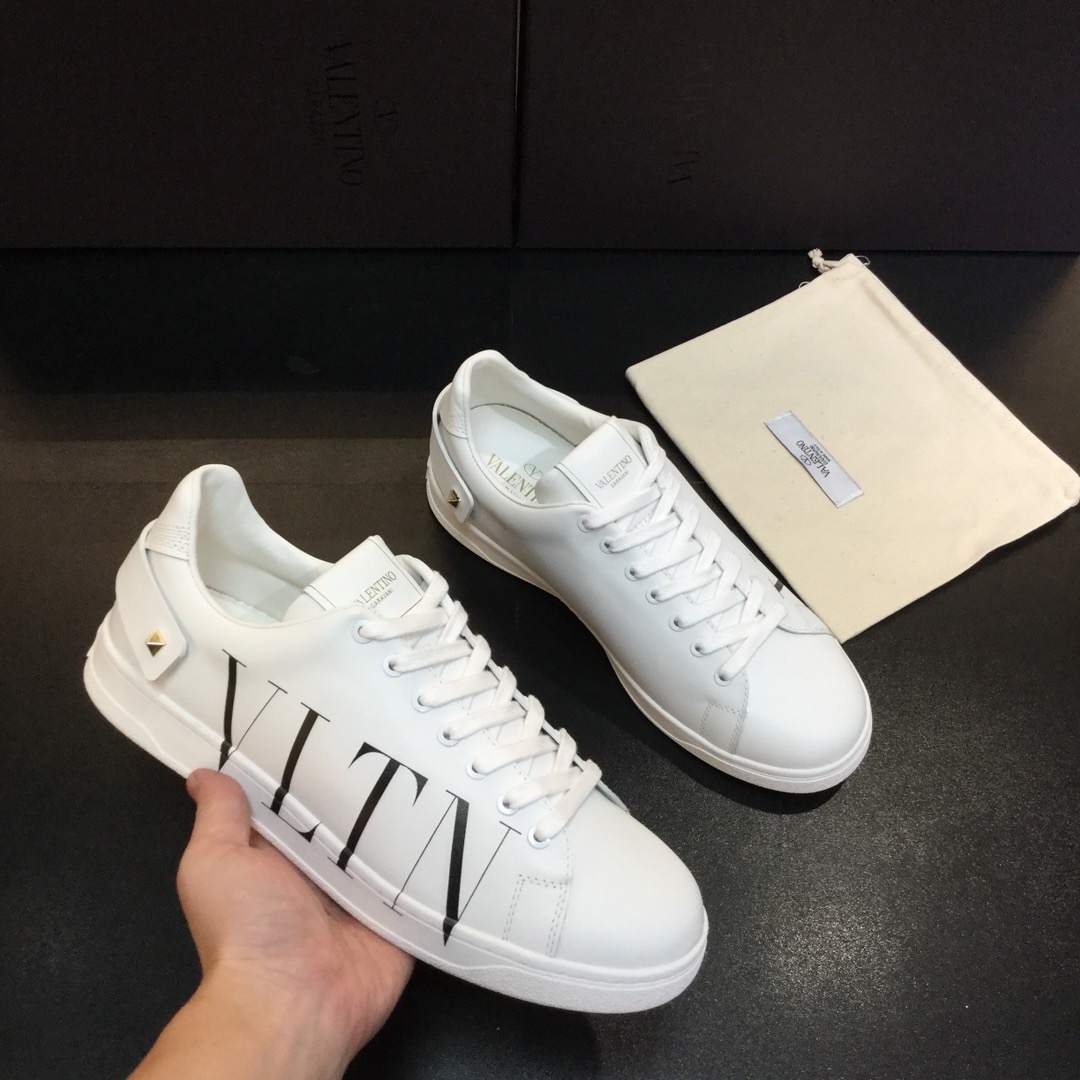 [VALENTINO] 발렌티노 19FW VLTN로고 화이트 남성용