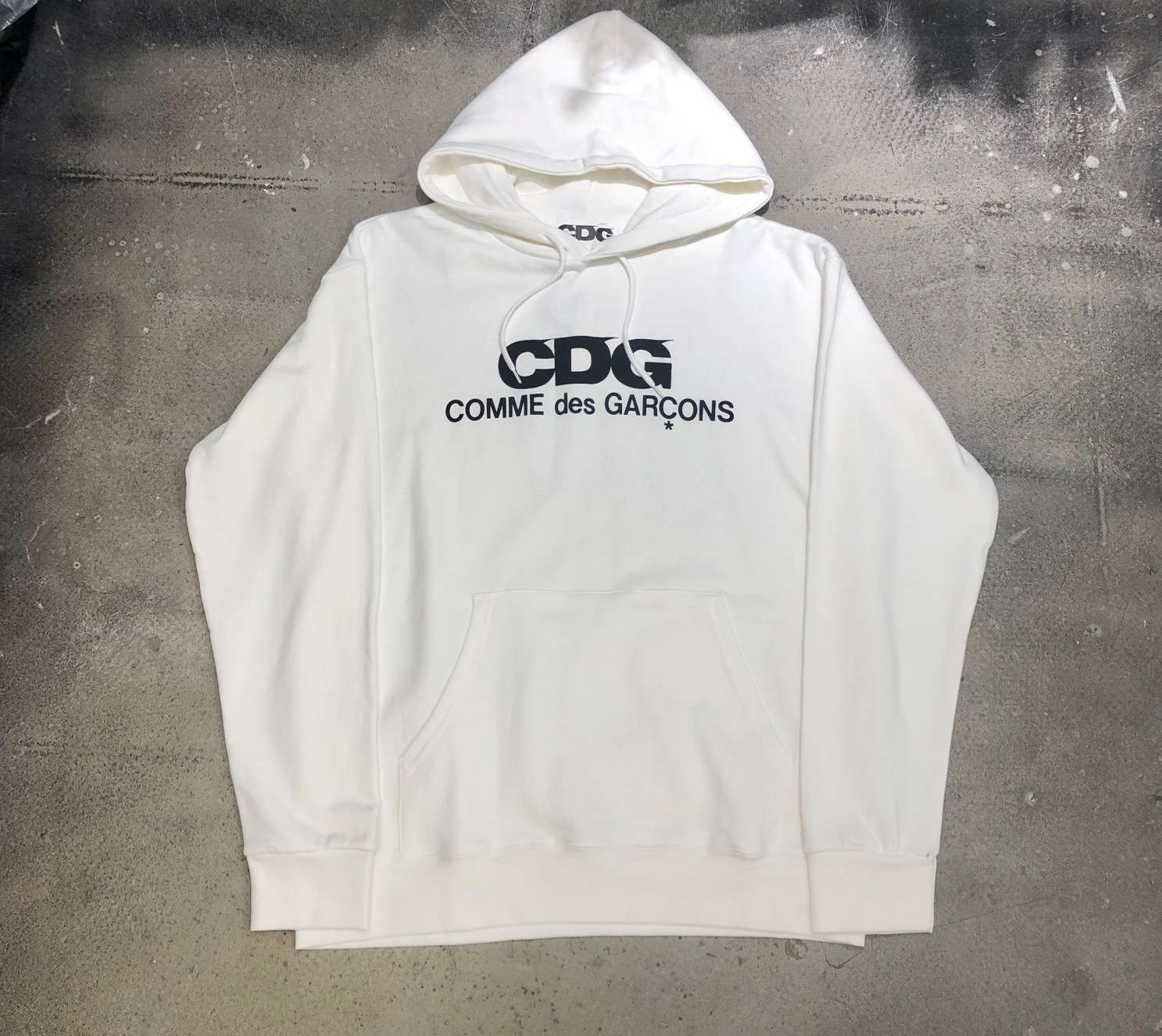 [COMME des GARCONS] 19FW 꼼데가르송 후드 화이트/블랙 2컬러 남성용