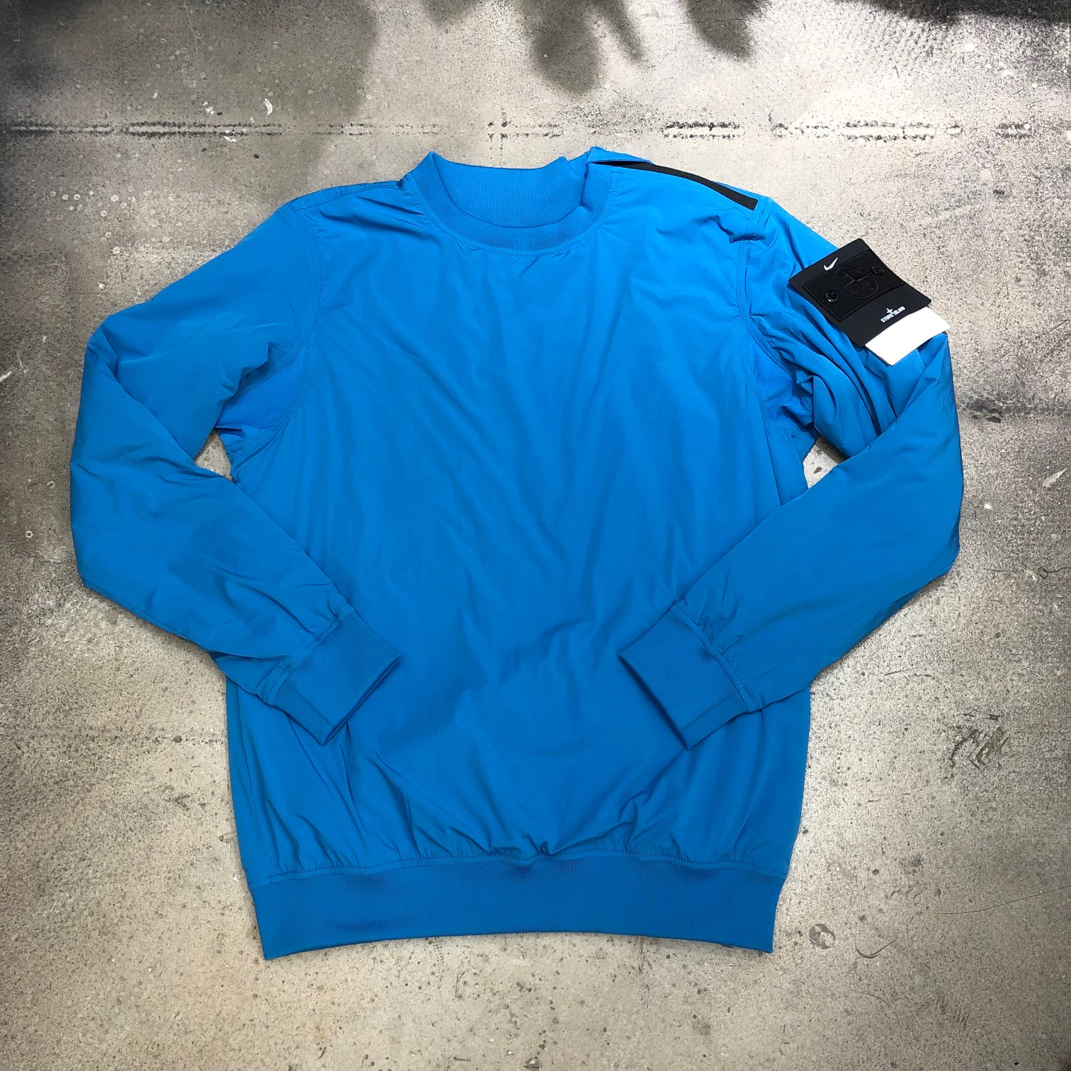 [STONE ISLAND] 19FW 스톤 아일랜드 X 나이키 골프 맨투맨 블루,그레이,블랙,옐로우 4컬러 남성용