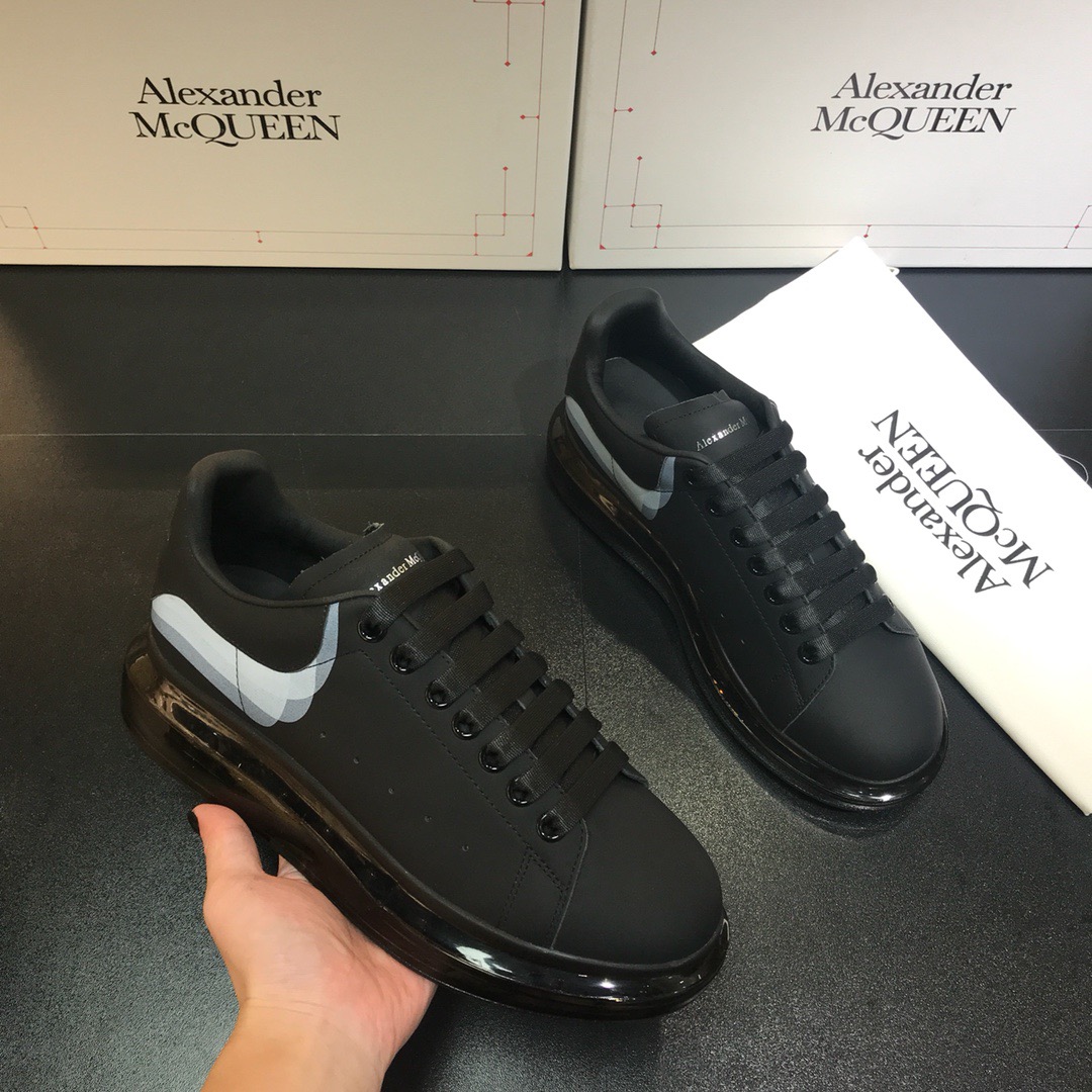 [Alexander McQUEEN] 19FW 알렉산더맥퀸 에어오버솔 웨이브 블랙 블랙탭 남녀공용