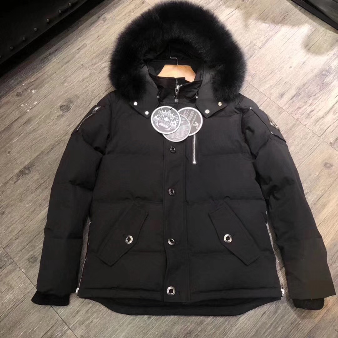 [Moose Knuckles] 무스너클 쓰리쿼터 패딩 블랙 남성용