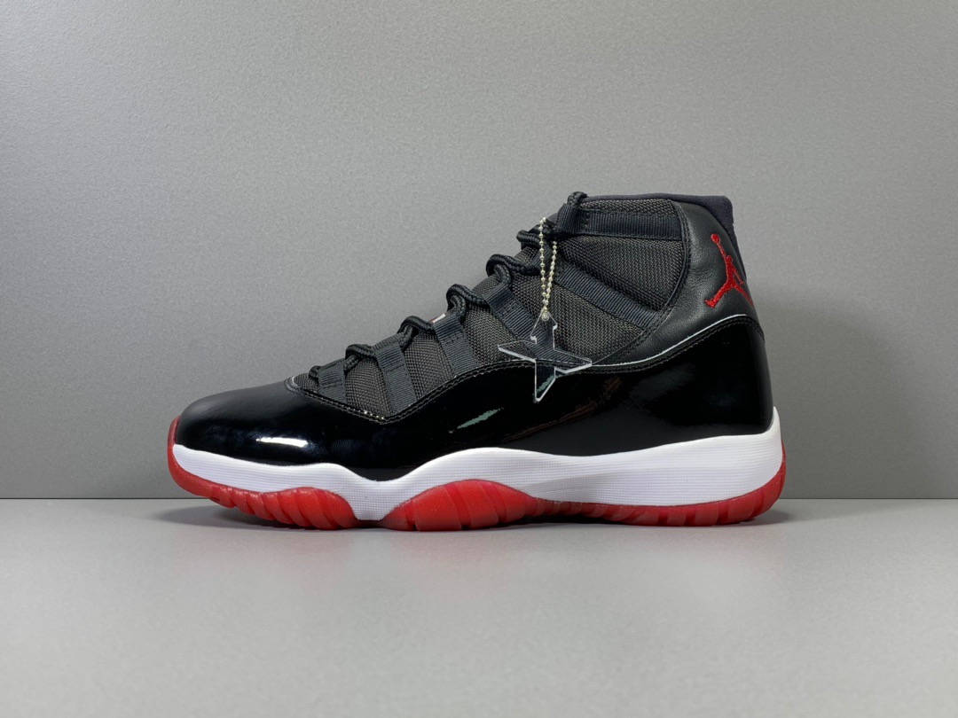 [AIR JORDAN] 에어조던11 브레드 검빨 미드 378037-061 남성용 (X공장)