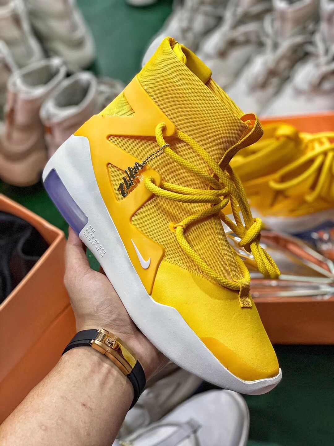 [NIKE] 나이키 X 피어오브갓 에어피어오브갓1 아머릴로 AR4237-700 남성용 (H12공장)