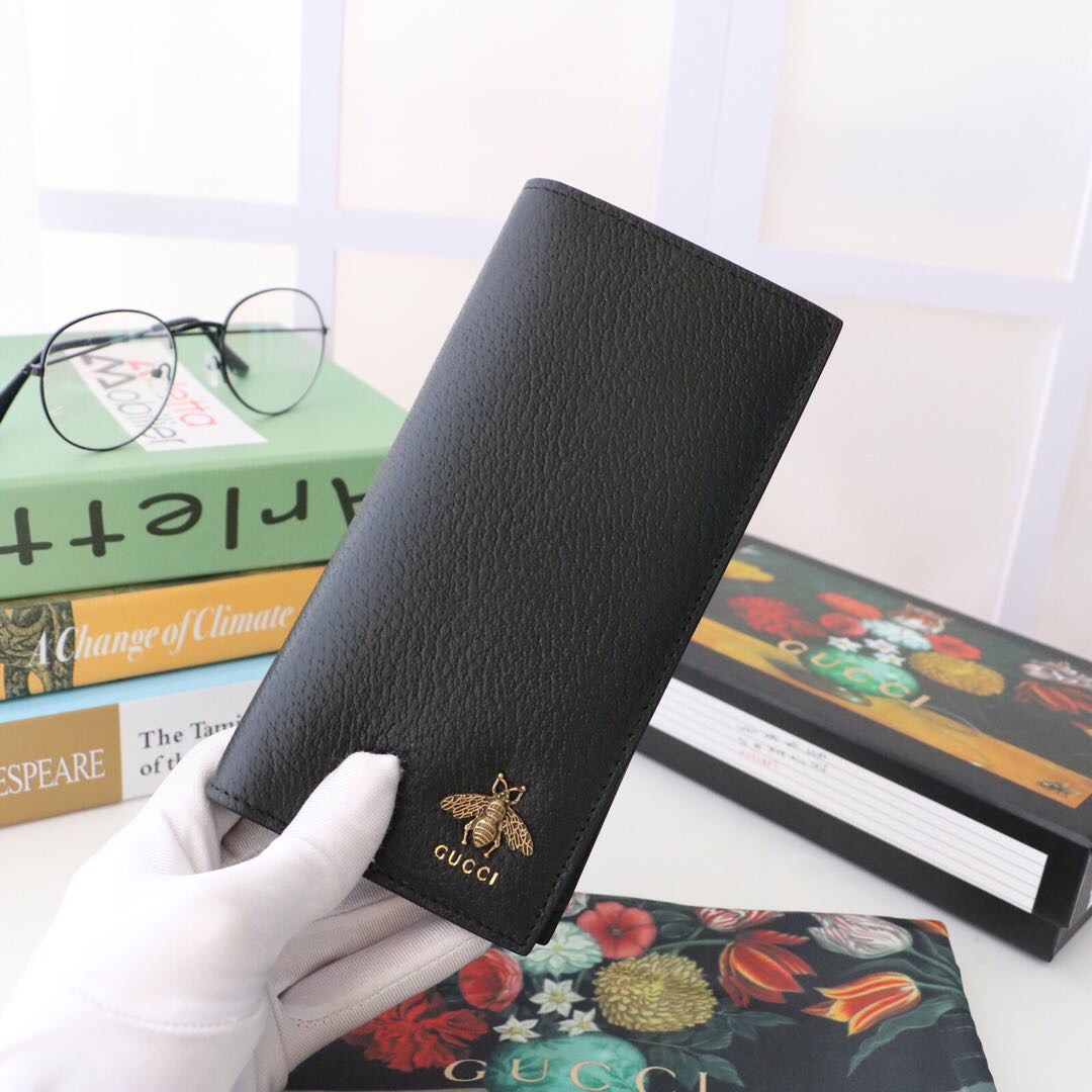 [GUCCI] 구찌 애니멀리어 벌 장지갑 523668