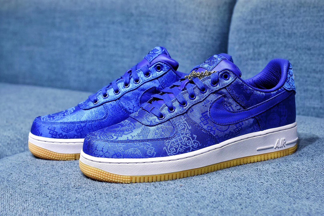 [NIKE] 프라그먼트 x 클랏(클롯) x 나이키 에어포스1 블루 CJ5290-400 남성용 (H12공장)