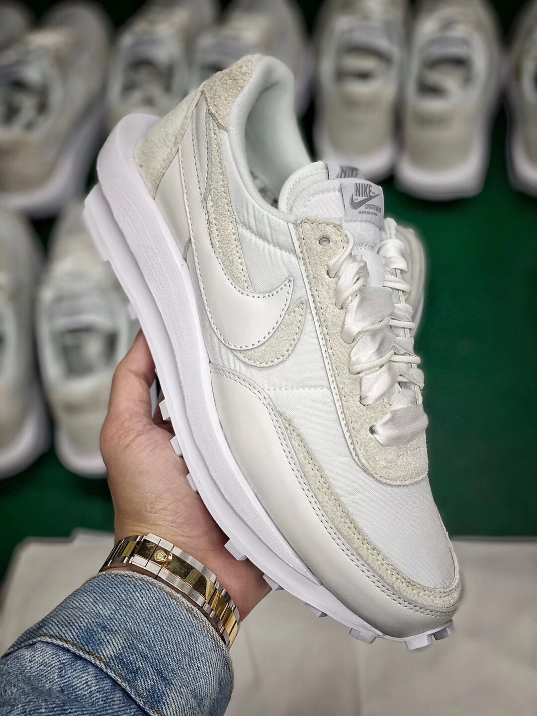 [NIKE] 나이키 X 사카이 LD 와플 화이트 나일론 BV0073-101 남녀공용 (H12공장)