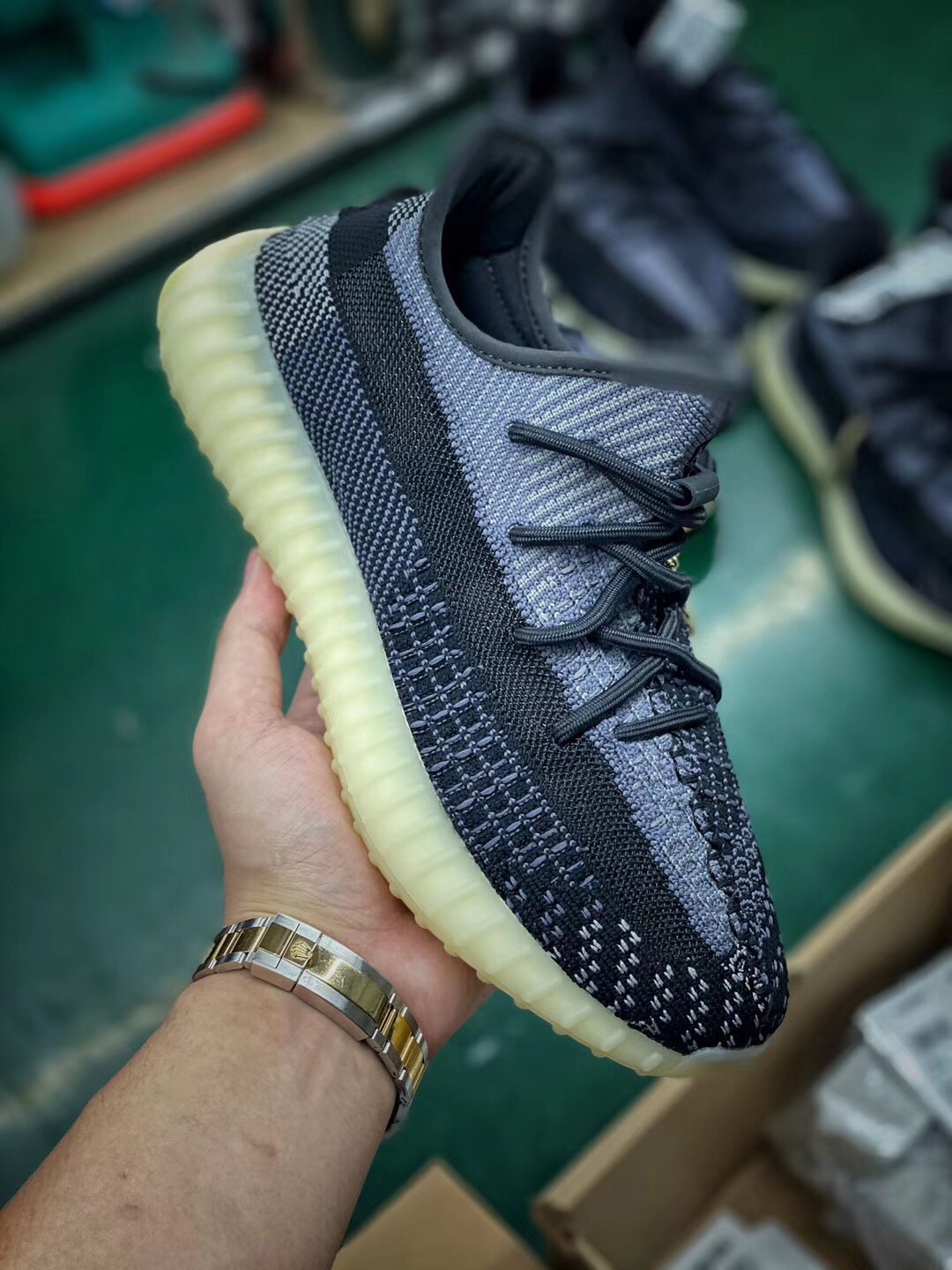 [ADIDAS] 아디다스 X 이지부스트 350 V2 아즈리엘 ASRIEL FZ5000 남녀공용 (H12공장)