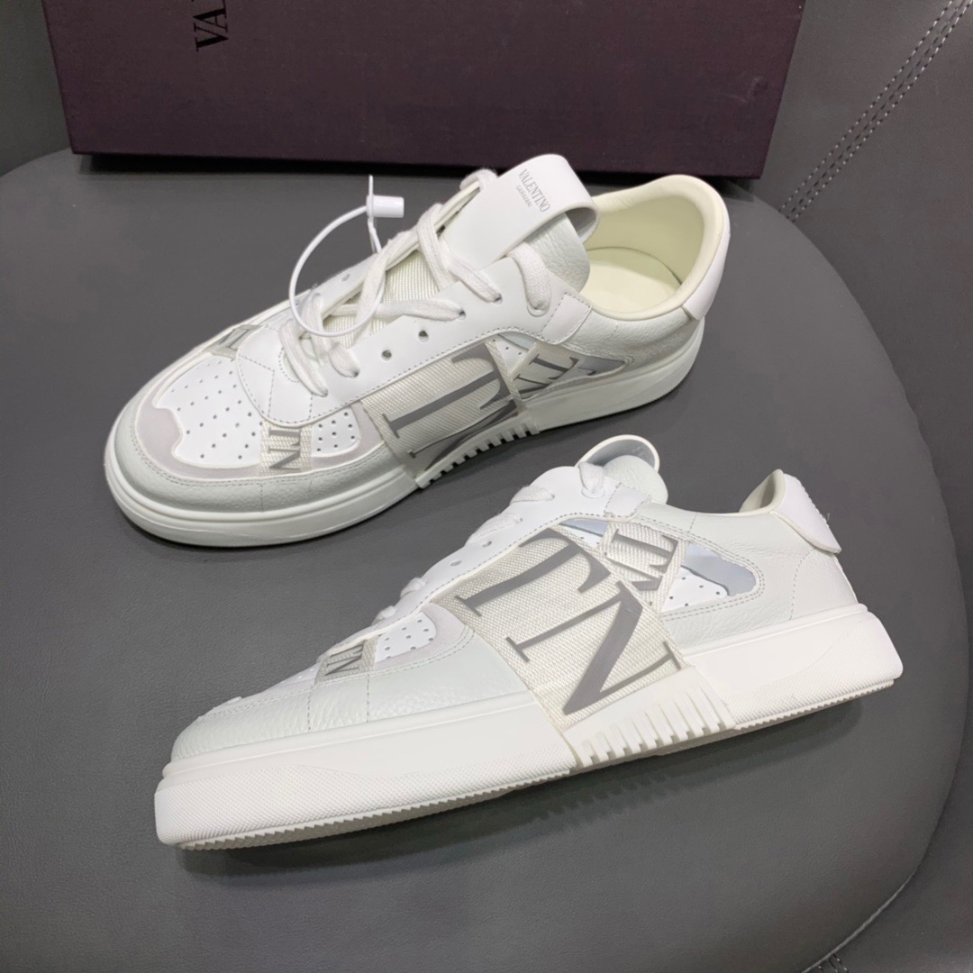 [VALENTINO] 20SS 발렌티노 VL7N 밴딩 스니커즈 화이트 남성용