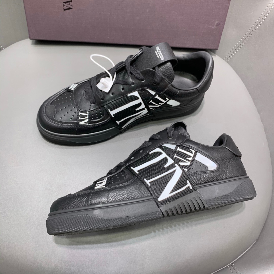[VALENTINO] 20SS 발렌티노 VL7N 밴딩 스니커즈 블랙 남성용