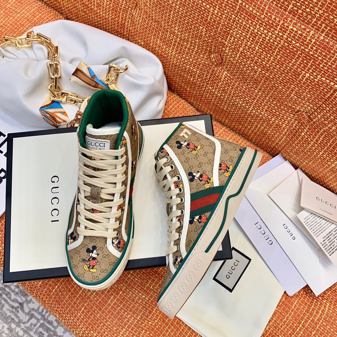 [GUCCI] 20SS 구찌 테니스 1977 스니커즈 하이탑 남녀공용
