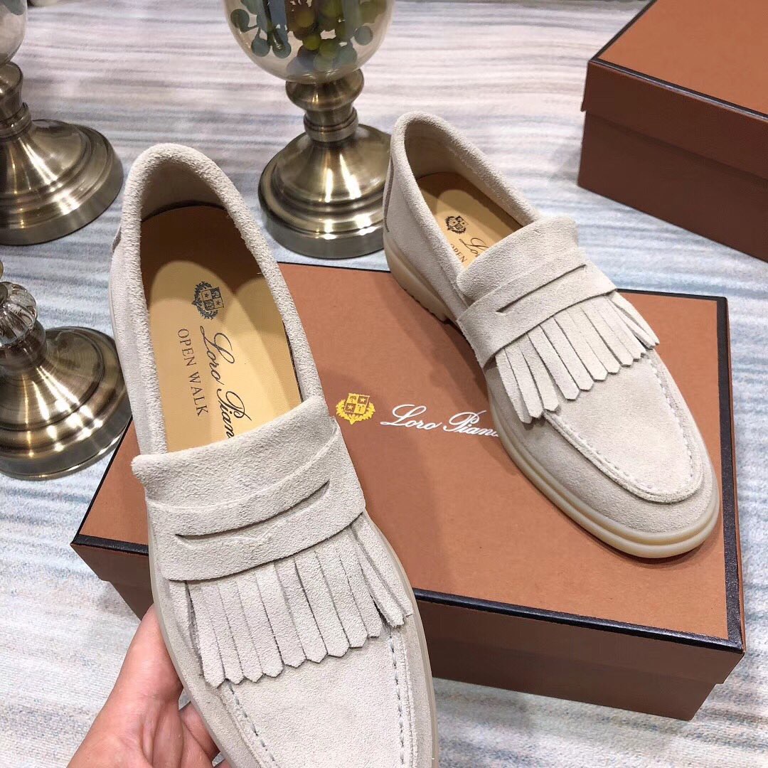 [Loro Piana] 20FW 로로피아나 오픈워크 로퍼 남녀공용