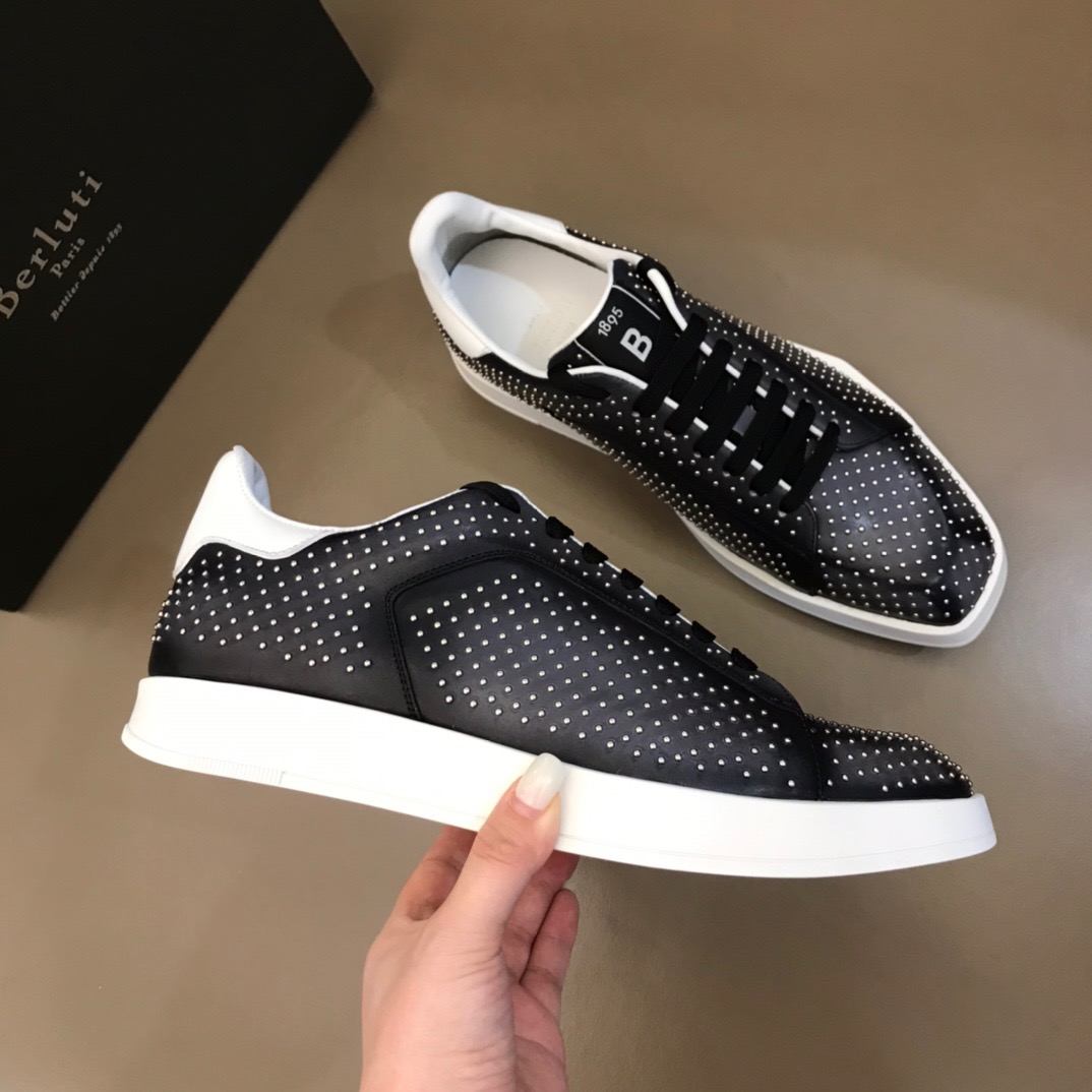 [BERLUTI] 벨루티 스텔라 레더 스니커즈 남성용