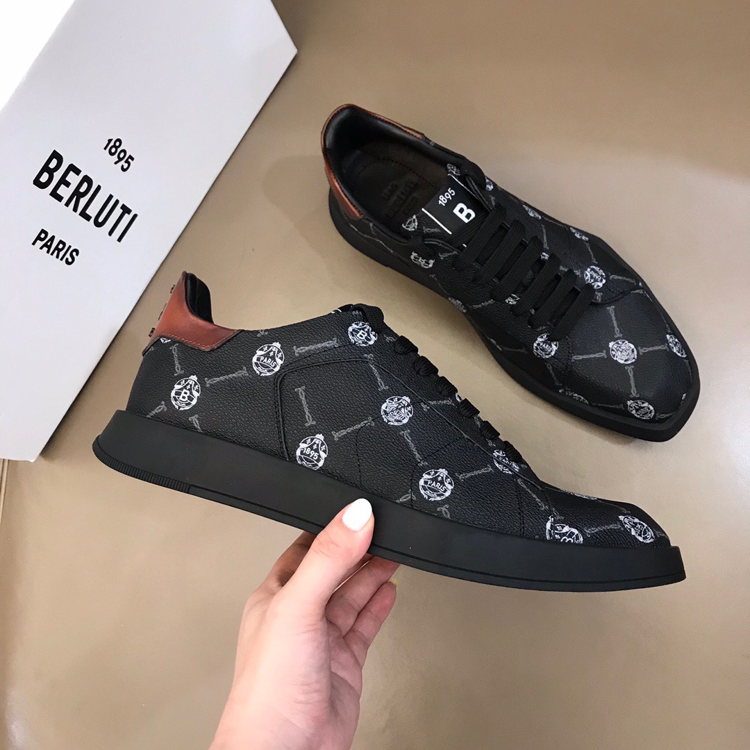 [BERLUTI] 벨루티 스텔라 레더 스니커즈 남성용