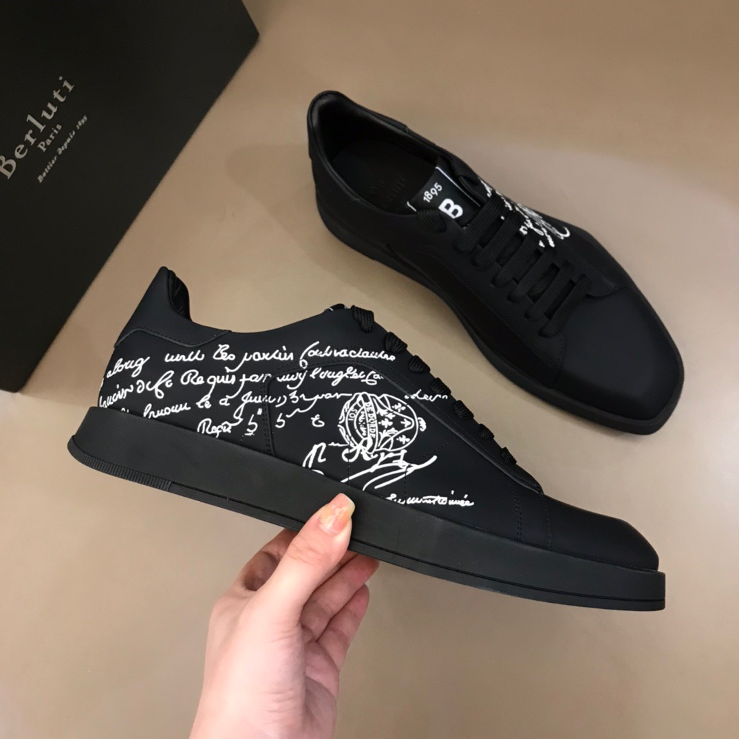 [BERLUTI] 벨루티 스텔라 레더 스니커즈 남성용