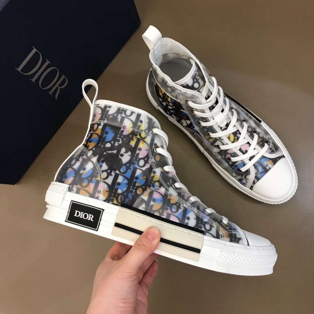 [DIOR] 20SS 디올 오블리크 테크니컬 캔버스 B23 하이탑 남녀공용