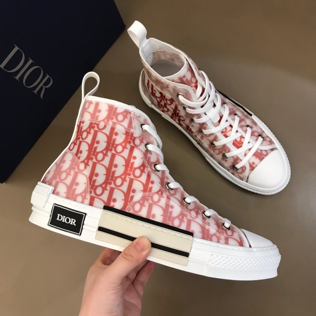 [DIOR] 20SS 디올 오블리크 테크니컬 캔버스 B23 하이탑 남녀공용