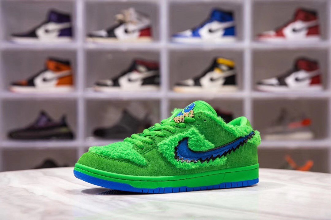 [NIKE] 나이키 SB 덩크 로우 PRO QS X 그레이트풀 데드 그린 베어스 CJ5378-300 남녀공용 (H12공장)