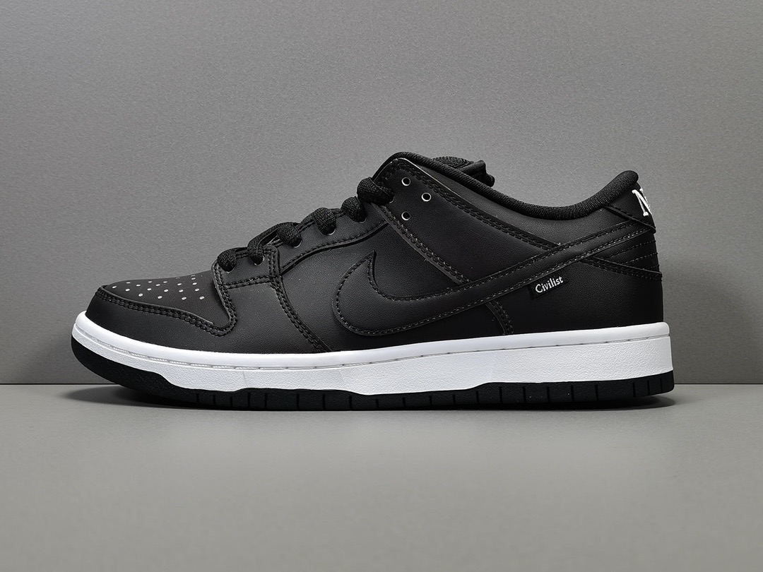 [NIKE] 시빌리스트 x 나이키 SB 덩크 로우 블랙 화이트 CZ5123-001 남녀공용 (OG공장)