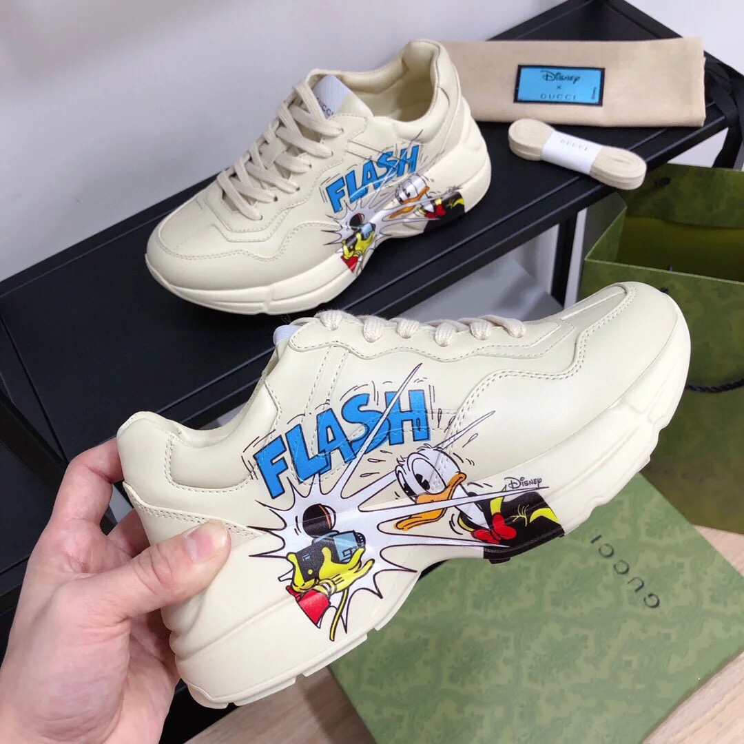 [GUCCI] 21SS 구찌 X 디즈니 도날드 덕 라이톤 스니커즈 646509 남녀공용