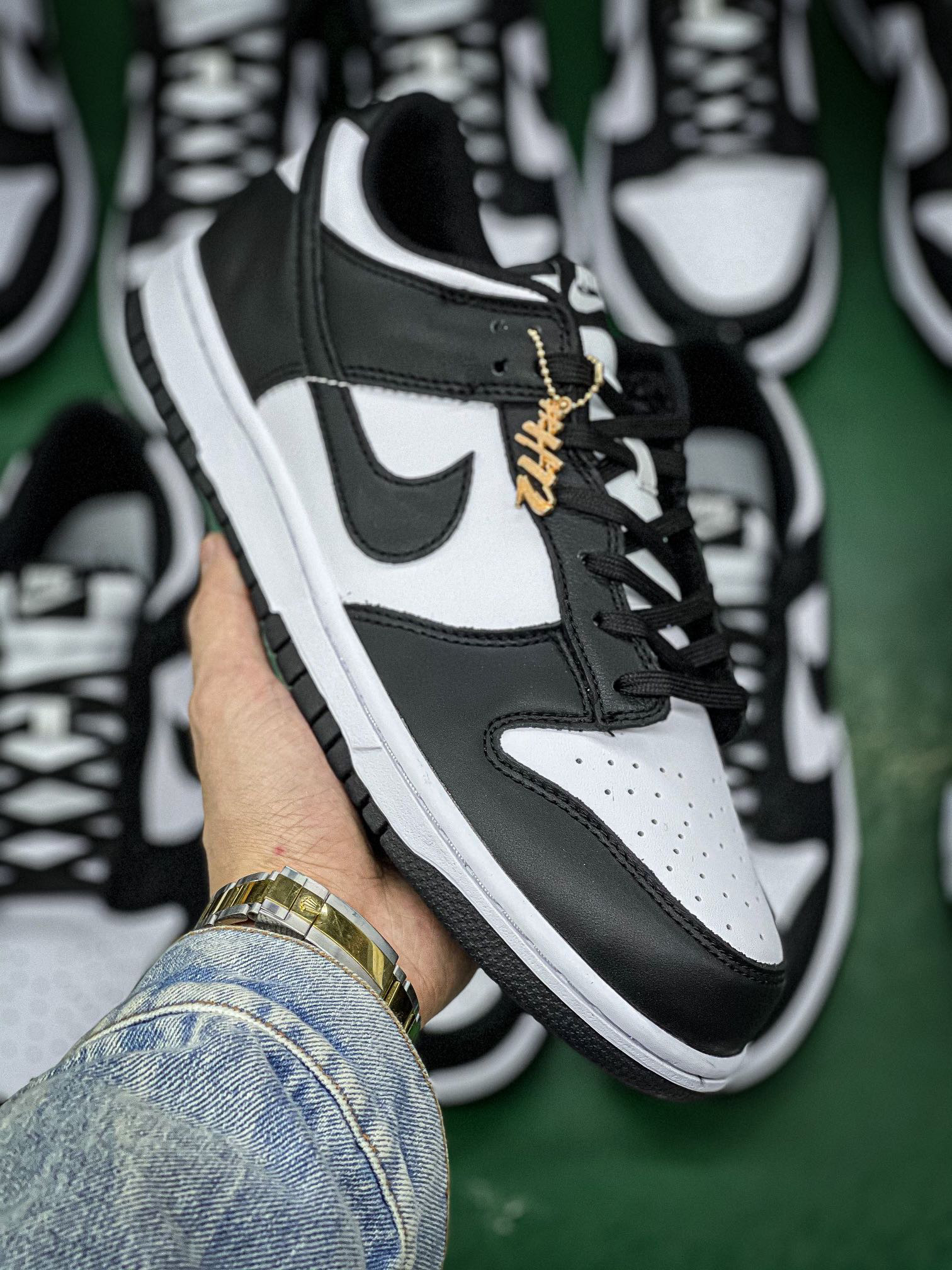 [NIKE] 나이키 덩크 로우 덩크 범고래 범고래 덩크 검흰 DD1503-101 남녀공용 (H12공장)