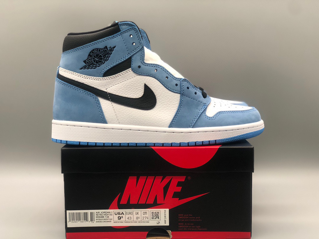 [AIR JORDAN] 에어조던1 레트로 하이 OG 유니버시티 블루 555088-134 (OG공장)