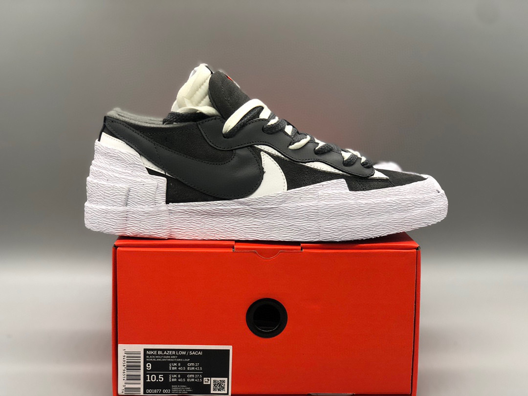 [NIKE] 나이키 X 사카이 블레이져 로우 다크 그레이 DD1877-002 남녀공용 (TOP공장)