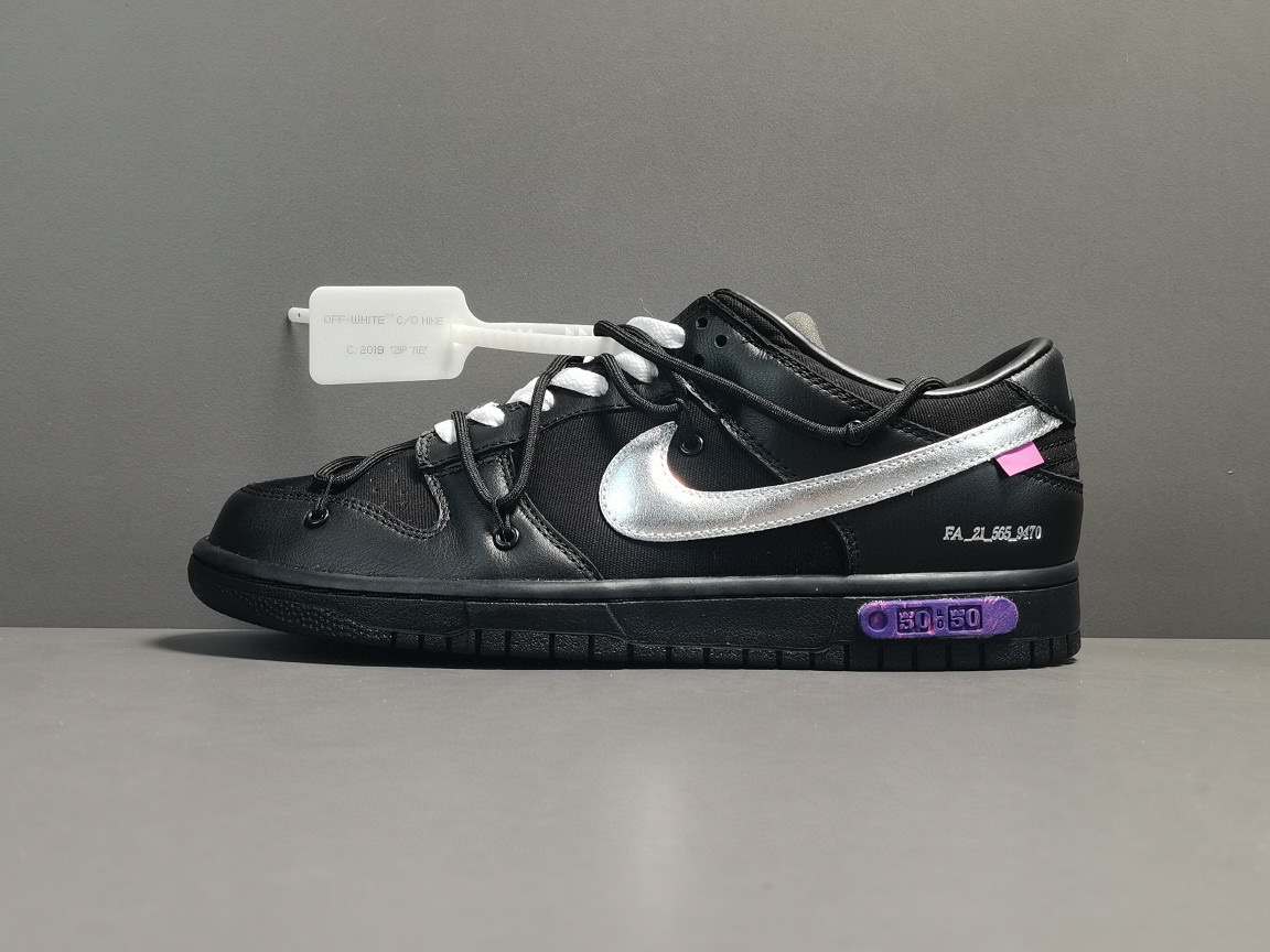 [NIKE] 오프화이트 x 나이키 덩크 로우 더 50 로트 50 The 50 DM1602-001 남녀공용 (X공장)