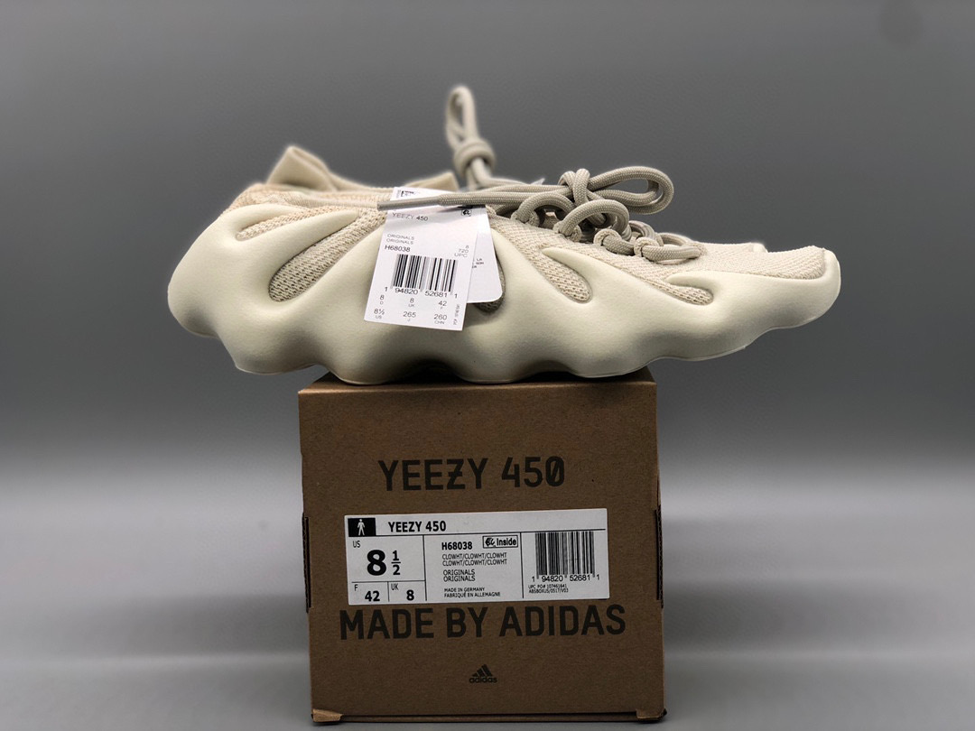 [ADIDAS] 아디다스 X 이지부스트 450 클라우드 화이트 H68038 남녀공용 (BASF공장)