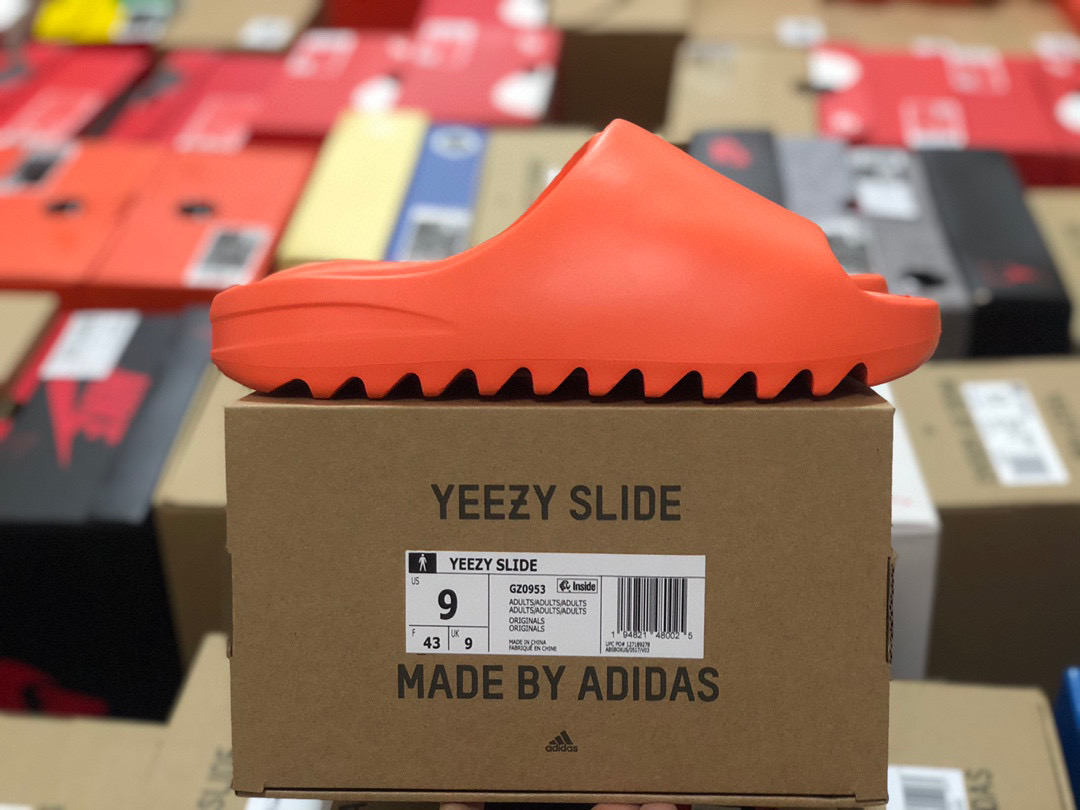 [ADIDAS] 아디다스 X 이지부스트 슬라이드 인플레임 오렌지 GZ0953 남녀공용 (PK공장)