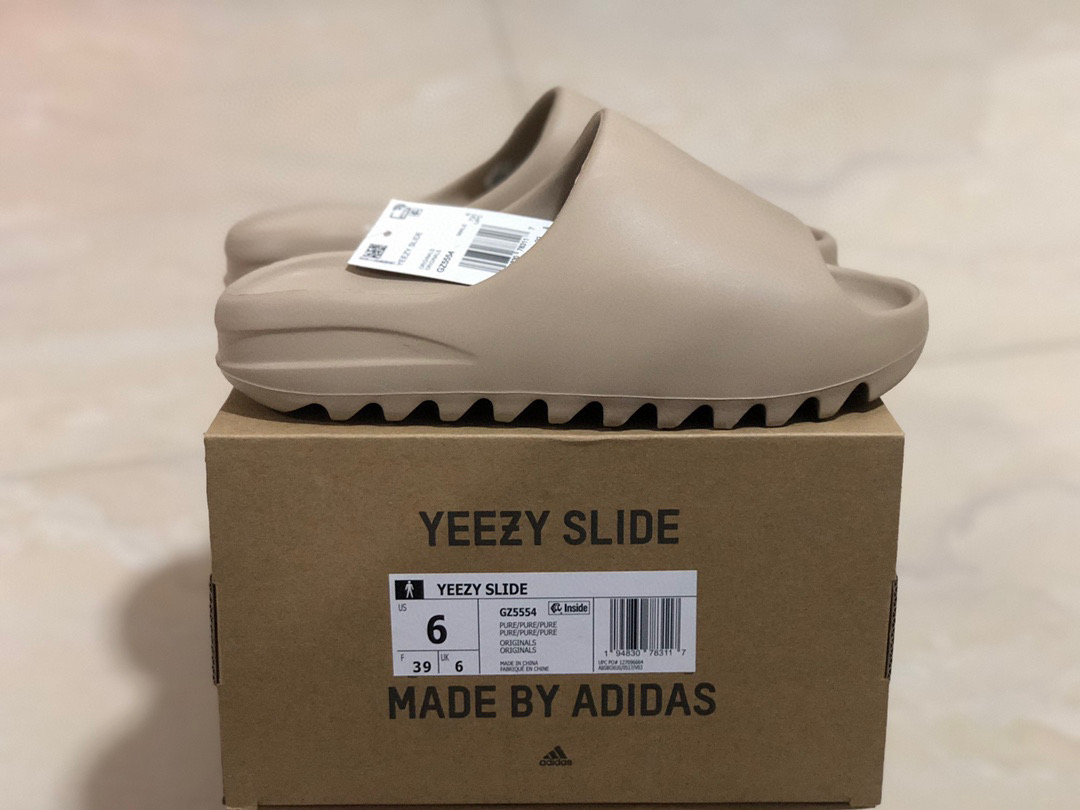 [ADIDAS] 아디다스 X 이지부스트 슬라이드 퓨어 GZ5554 남녀공용 (PK공장)