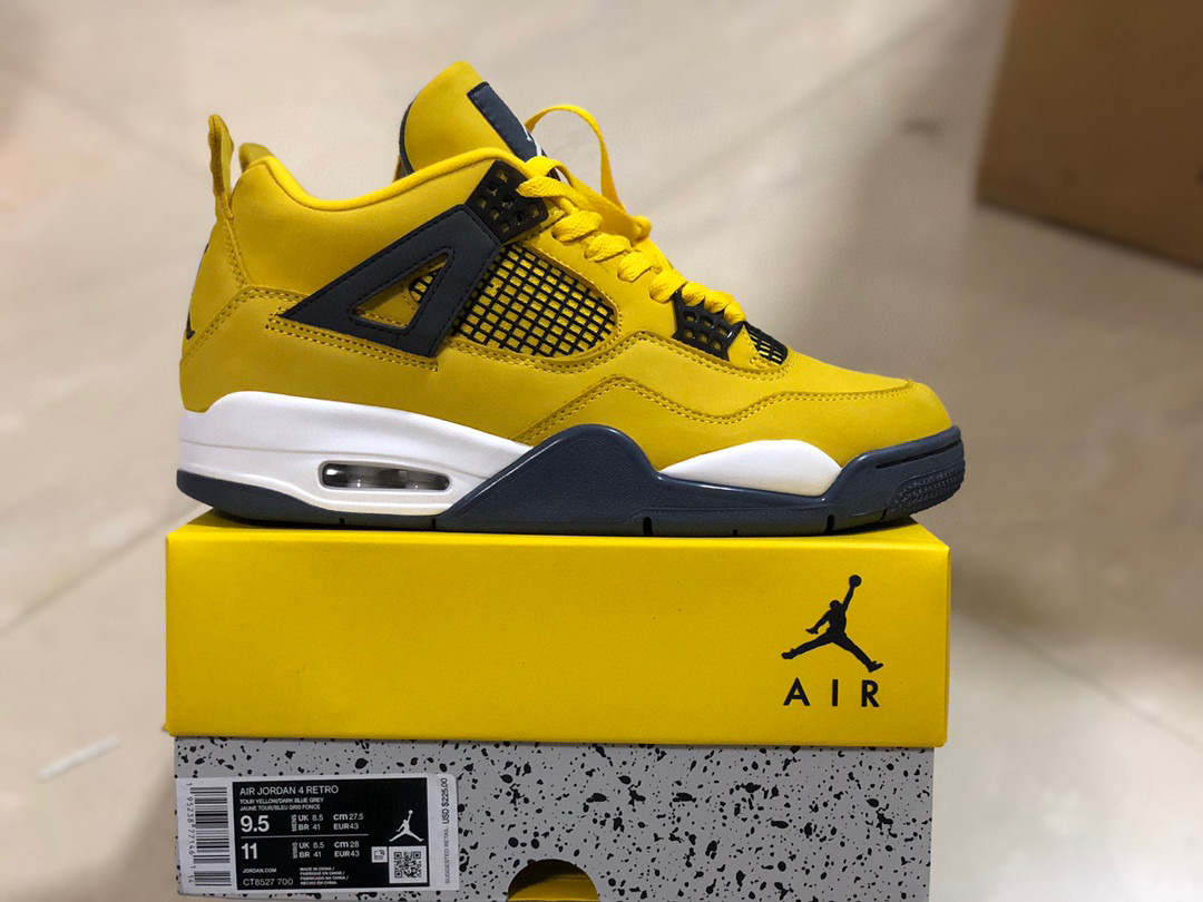 [AIR JORDAN] 에어조던4 레트로 라이트닝 CT8527-702 남성용