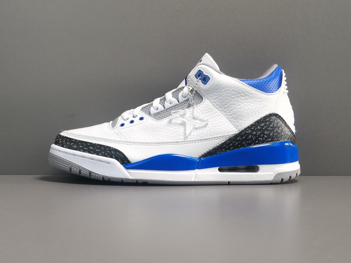 [AIR JORDAN] 에어조던3 레이서 블루 CT8532-145 남성용 (X공장)