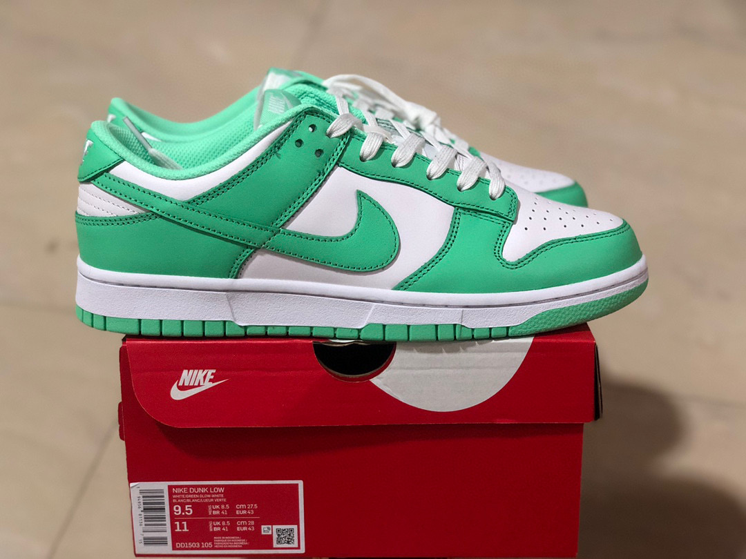 [NIKE] 나이키 덩크 로우 그린 글로우 DD1503-105 남녀공용