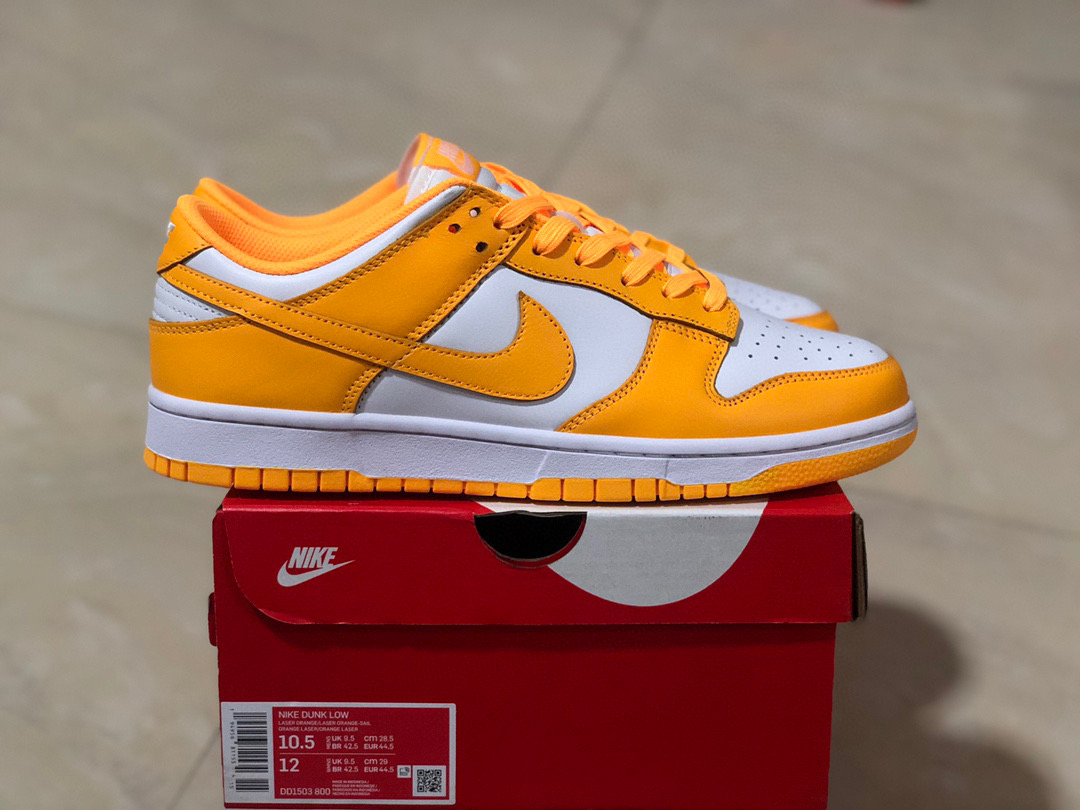 [NIKE] 나이키 덩크 로우 레이저 오렌지 우먼즈 DD1503-800 남녀공용