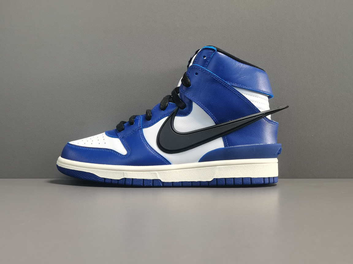 [NIKE] 나이키 x 엠부쉬 덩크 하이 로얄 딥 블루 CU7544-400 남녀공용 (PKgod버전)