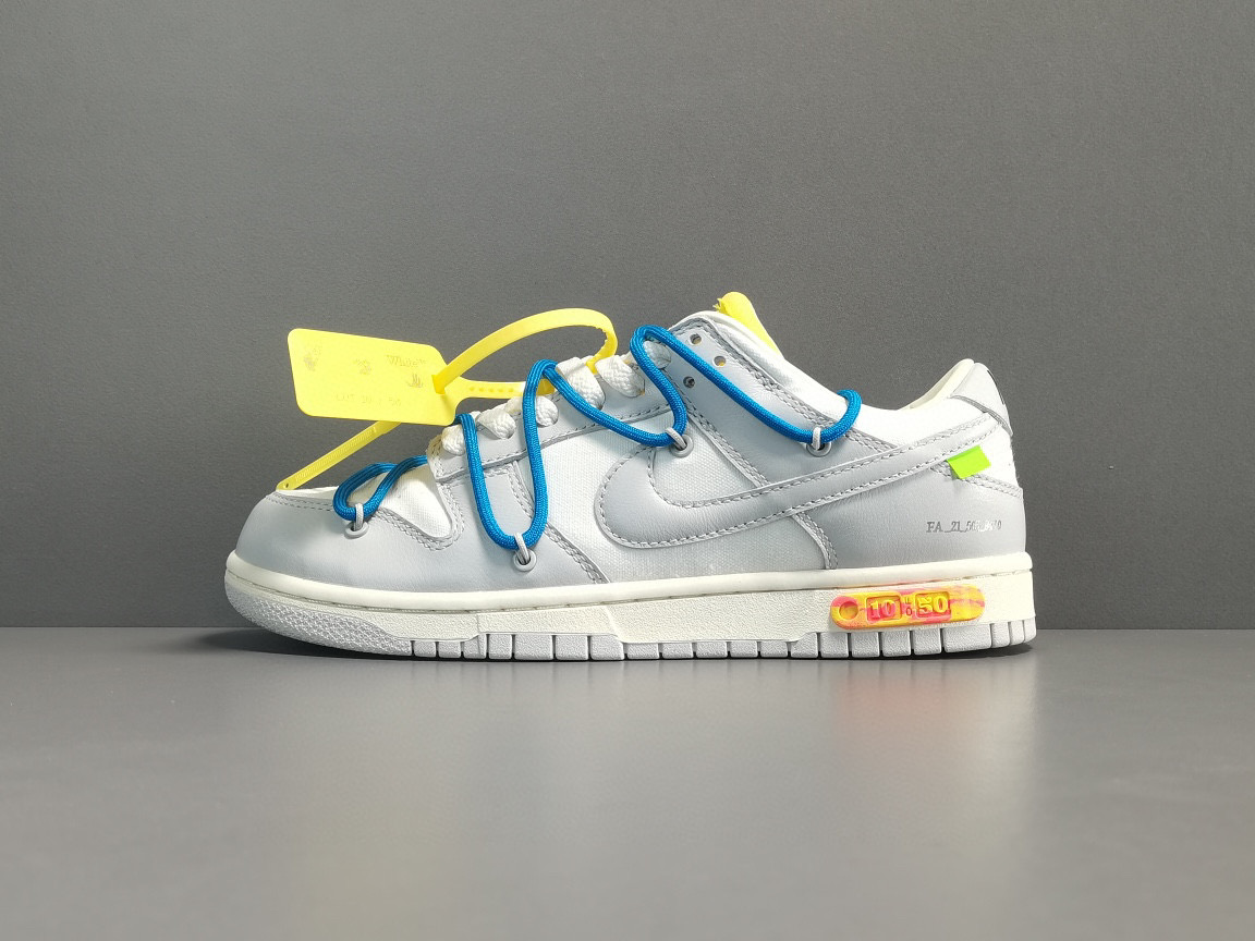 [NIKE] 오프화이트 x 나이키 덩크 로우 더 50 로트 10 The 50 DM1602-112 남녀공용 (PKgod버전)