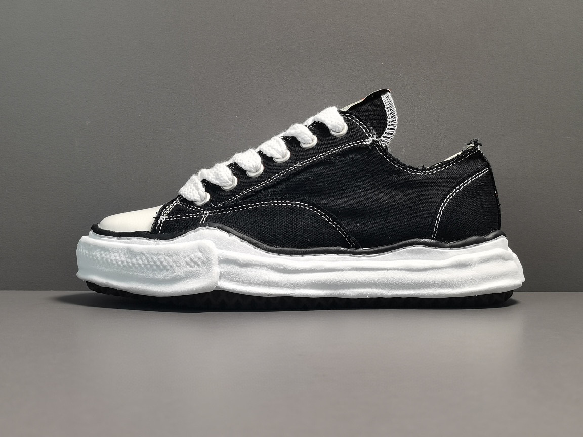 [MIHARA YASUHIRO] 미하라 야스히로 컨버스 로우컷 스니커즈 블랙 남녀공용