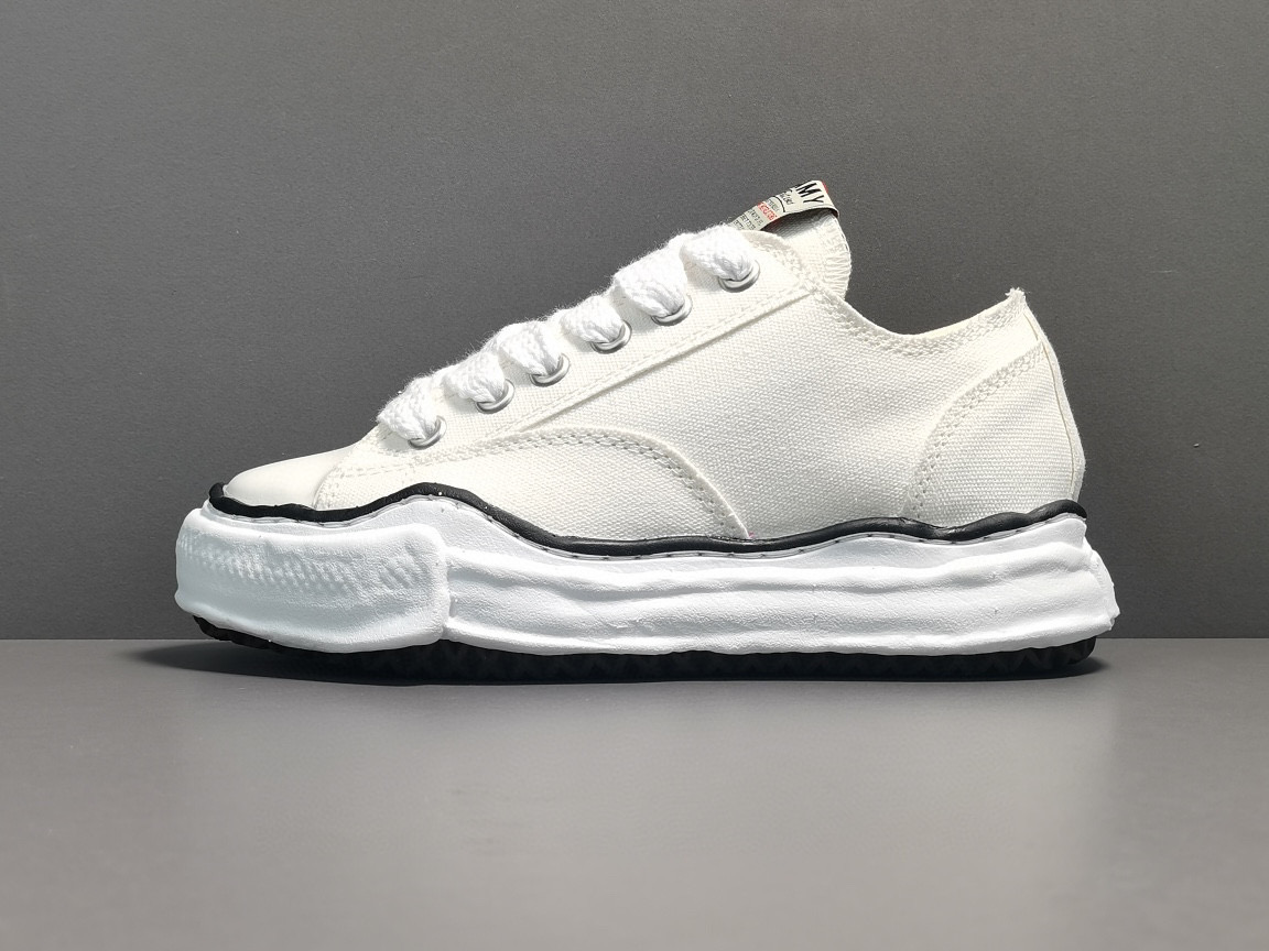 [MIHARA YASUHIRO] 미하라 야스히로 컨버스 로우컷 스니커즈 화이트 남녀공용