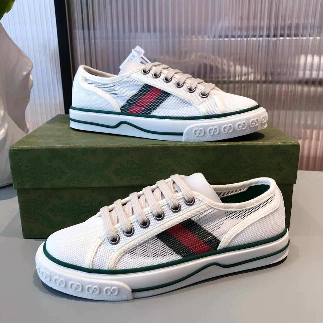[GUCCI] 20SS 구찌 X 디즈니 테니스 1977 스니커즈 화이트 남녀공용
