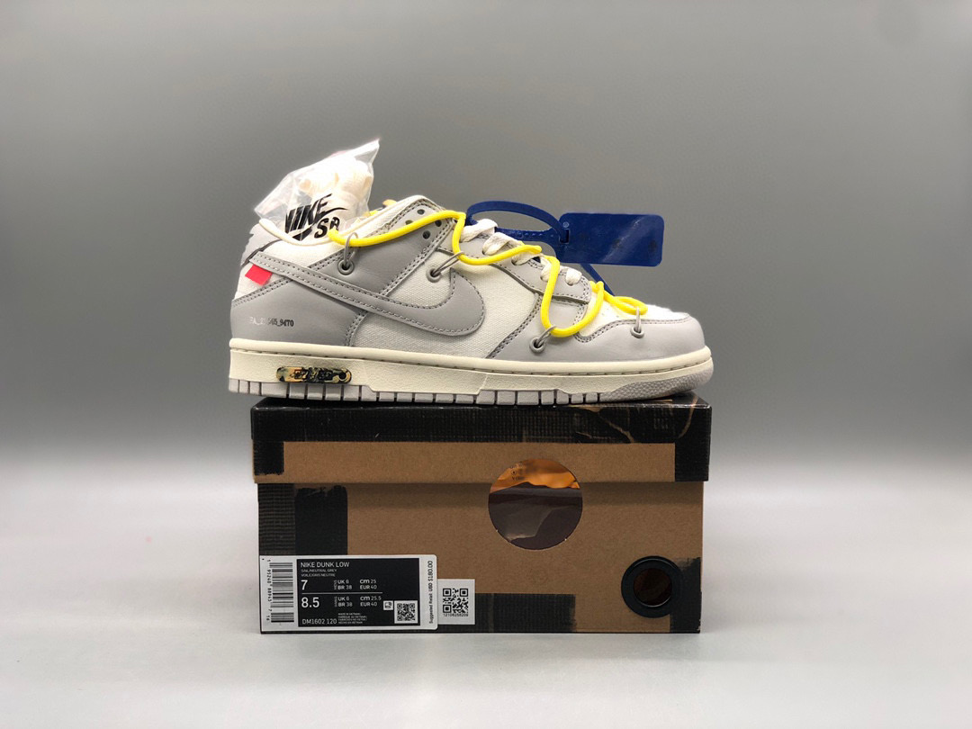 [NIKE] 오프화이트 x 나이키 덩크 로우 더 50 로트 27 The 50 DM1602-120 남녀공용 (PKgod버전)