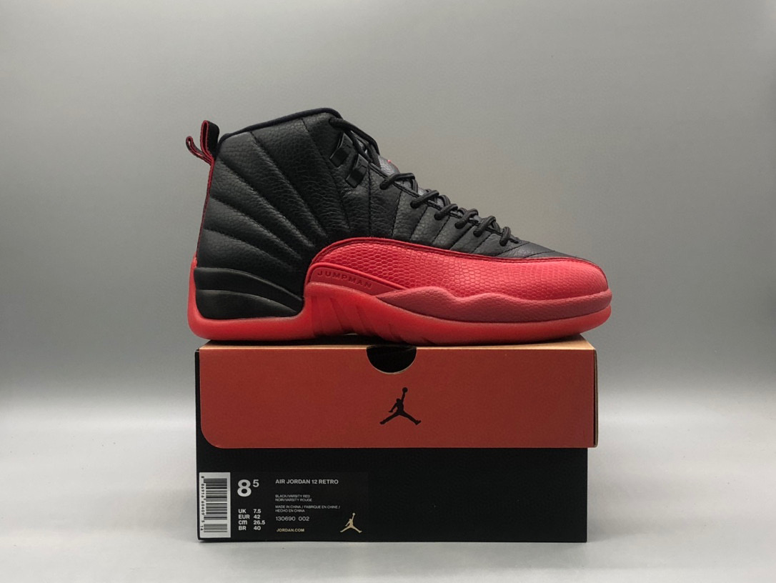 [AIR JORDAN] 에어조던12 레트로 플루 게임 바시티 레드 130690-002 남성용