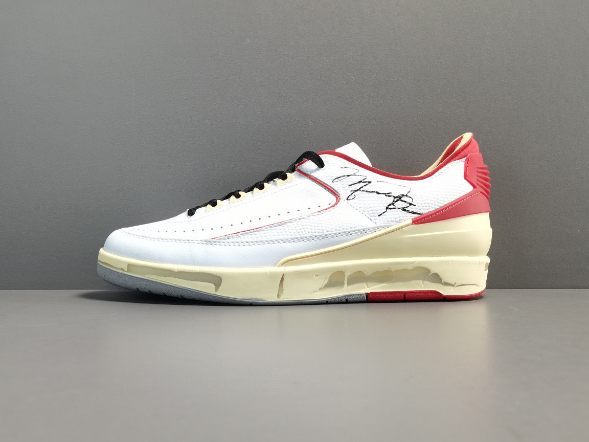 [AIR JORDAN] 오프화이트 X 에어조던2 레트로 로우 SP 앤 바시티 DJ4375-106 남성용 (PKgod버전)