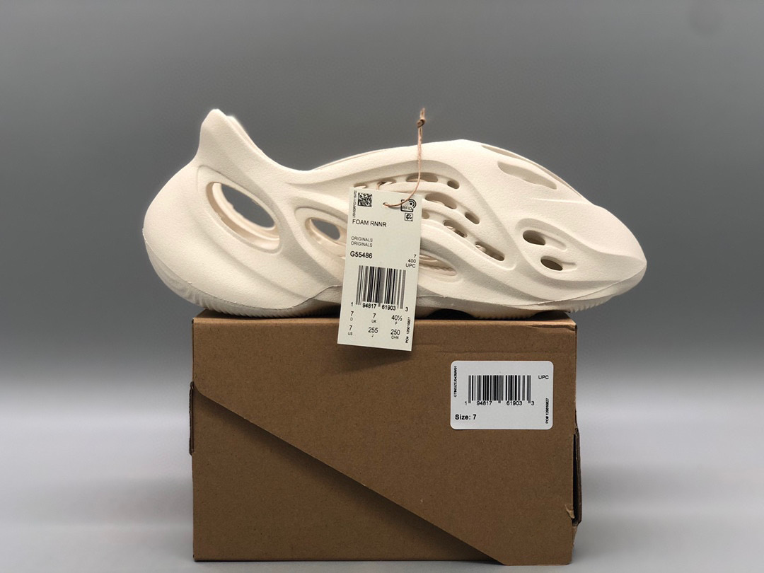 [ADIDAS] 아디다스 X 이지 폼러너 트리플 화이트 G55486 남녀공용 (LW공장)