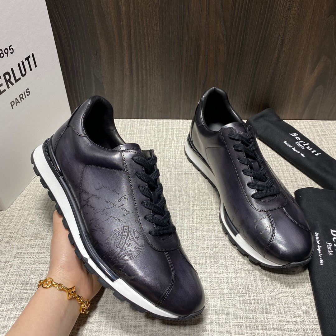[BERLUTI] 벨루티 패스트 트랙 베네치아 레더 스니커즈 남성용