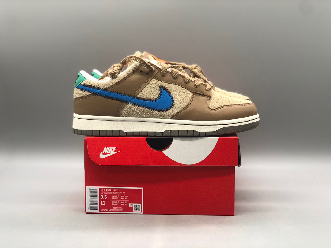 [NIKE] 나이키 덩크 로우 다크 드리프트우드 포토 블루 DO6712-200 남녀공용