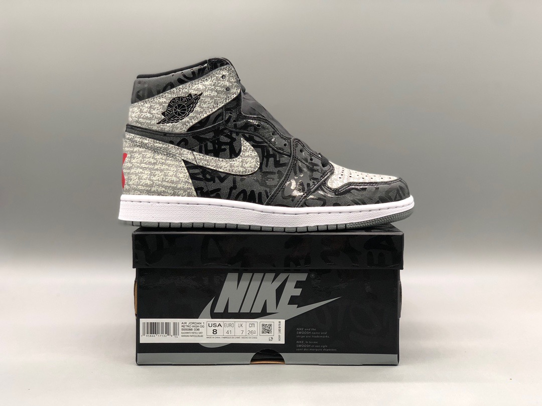 [AIR JORDAN] 에어조던1 레트로 하이 OG 리벨리어네어 555088-036 남성용 (LW공장)