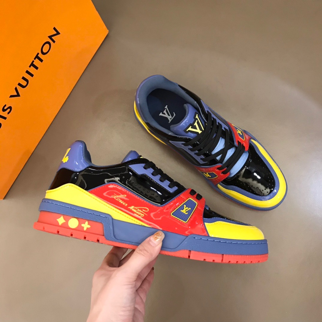 [LOUIS VUITTON] 루이비통 LV 트레이너 버질아블로 스니커즈 남성용