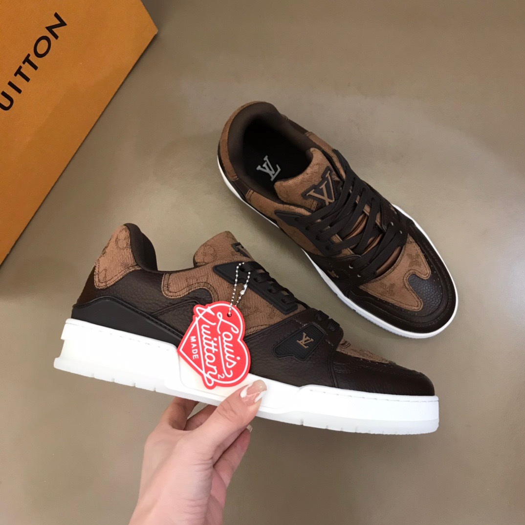 [LOUIS VUITTON] 루이비통 LV 트레이너 버질아블로 스니커즈 남성용