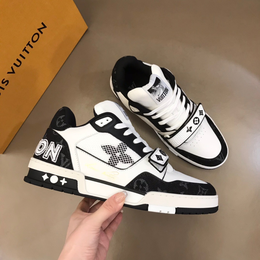 [LOUIS VUITTON] 루이비통 LV 트레이너 버질아블로 스니커즈 남성용