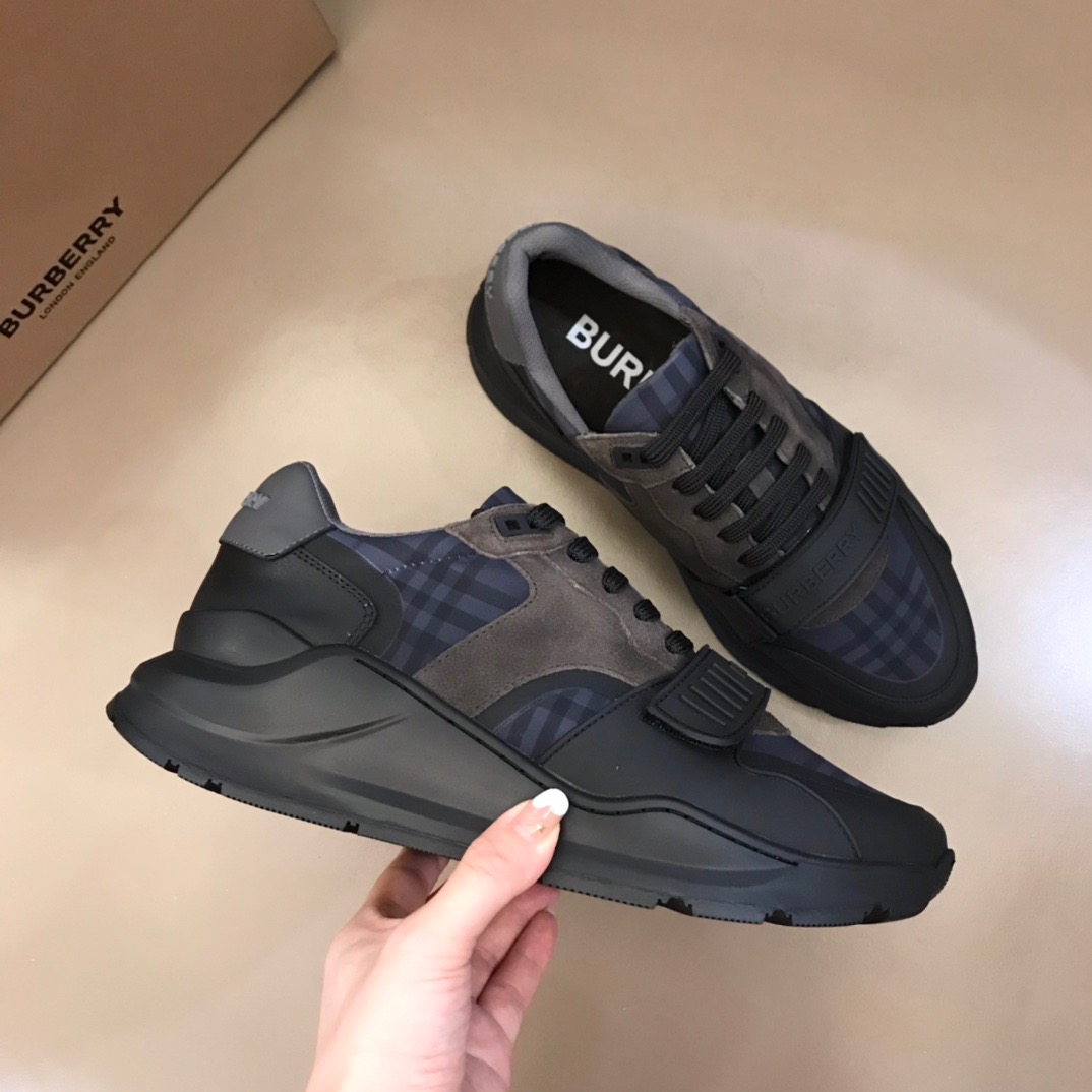 [BURBERRY] 버버리 리지스 스니커즈 남성용